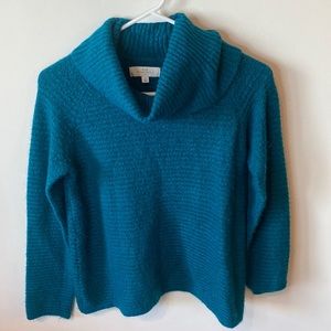Turquoise blue new directions sweater, size small